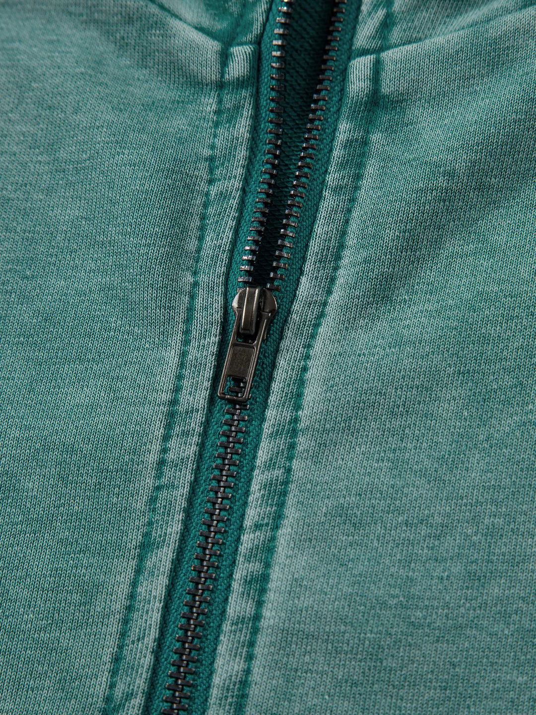 Mineral wash half-zip pullover with kangaroo pocket