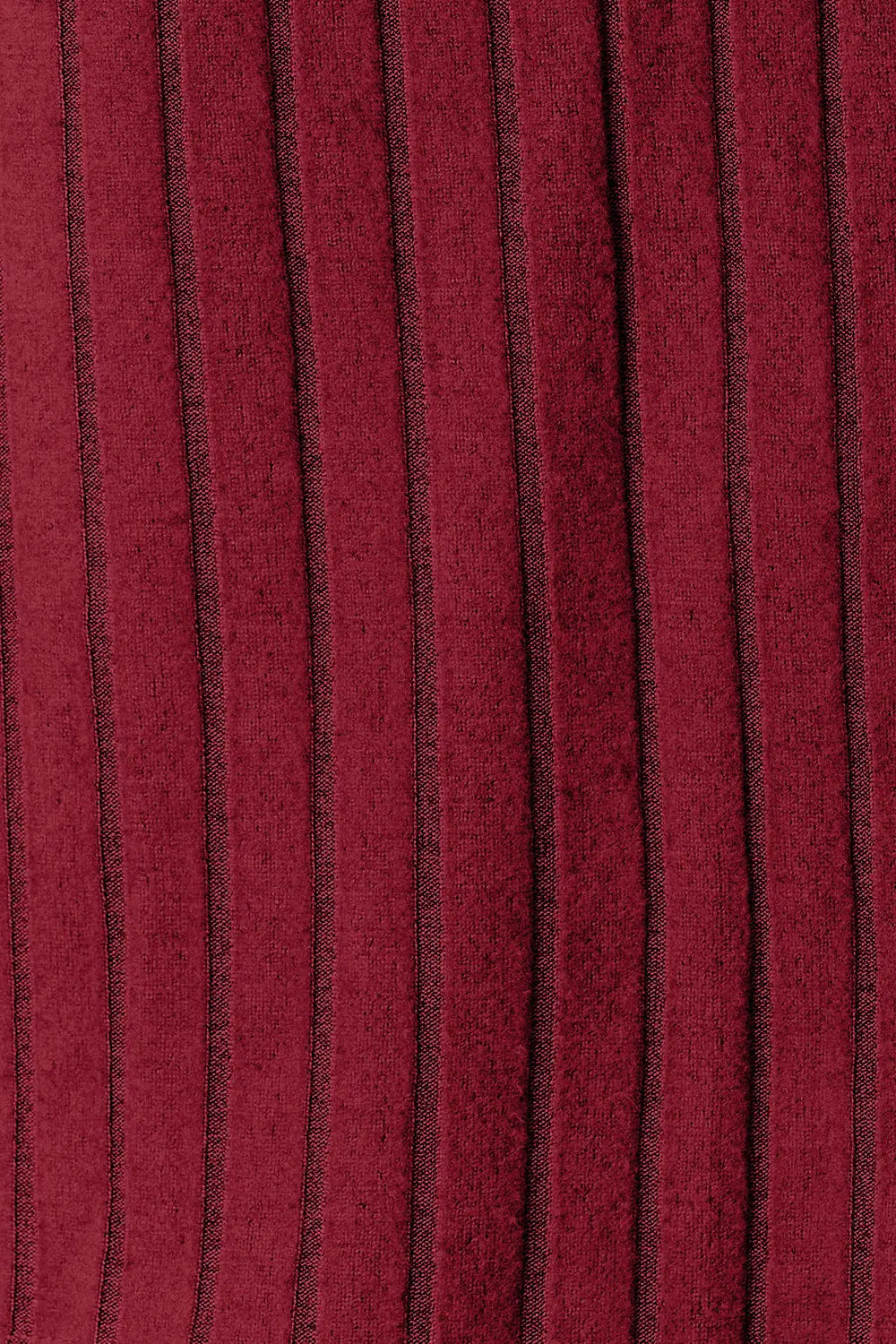 Ribbed knit long sleeve tunic top with side slits