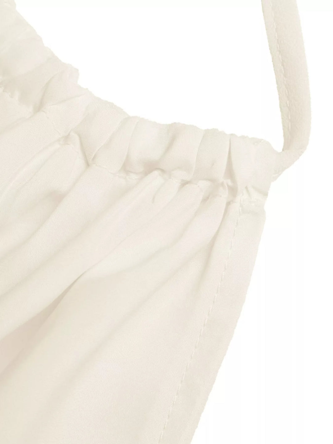 Halter neck peplum top with ruched waist