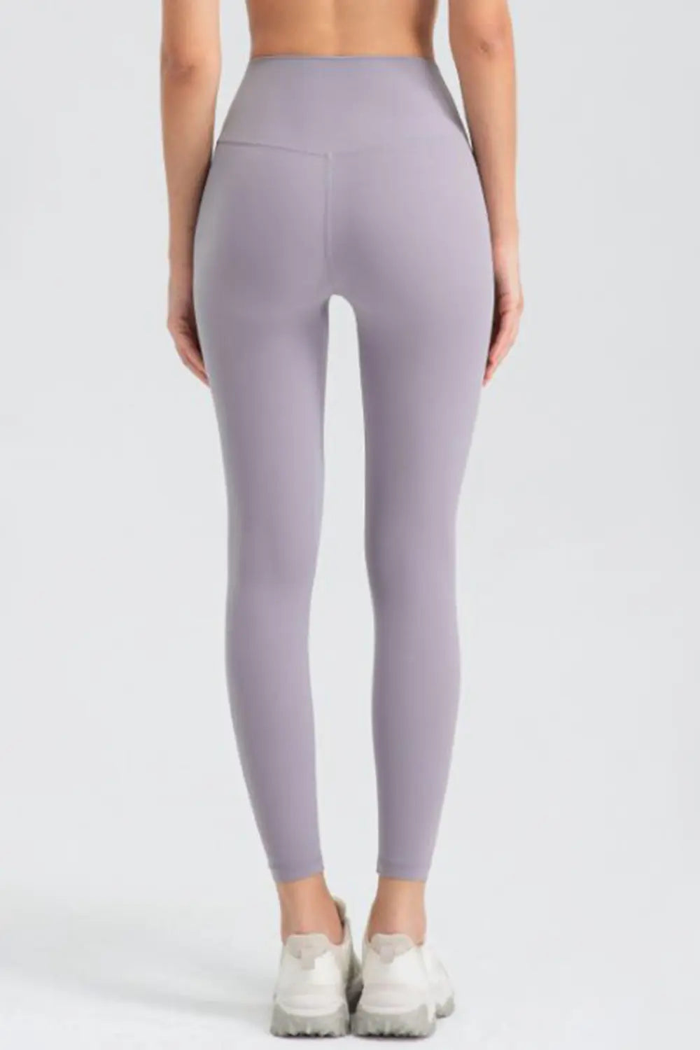 Wide waistband high-rise workout leggings