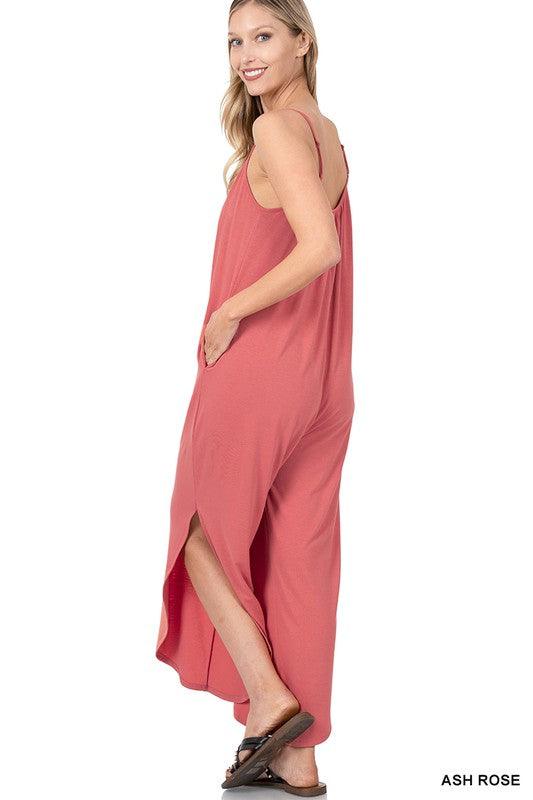 Jumpsuit with Side Slits - Azoroh