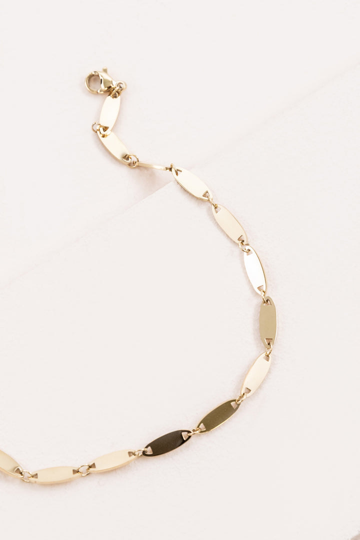 Oval Rolo Chain Anklet - Azoroh