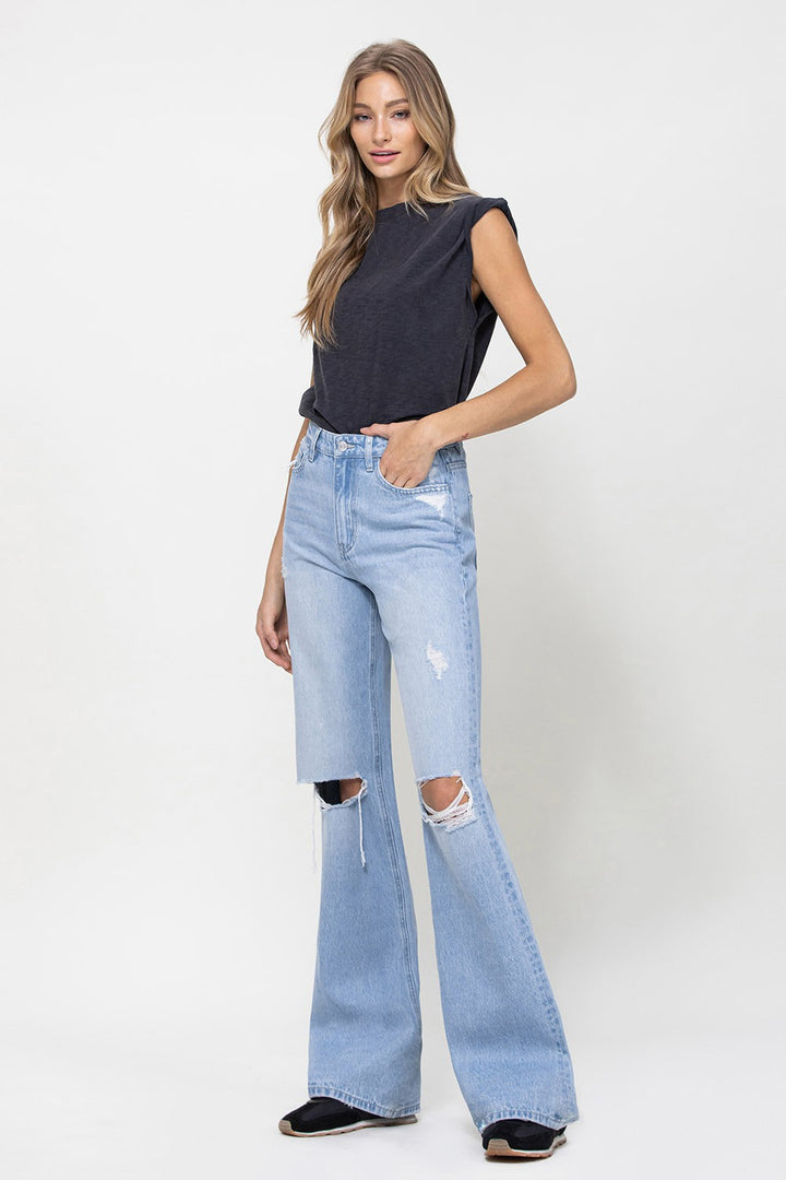 90's Vintage Flare Jeans - Azoroh