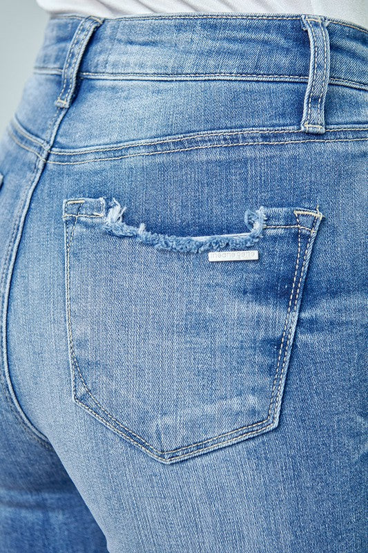Montrose High Rise Distressed Ankle Skinny Jeans