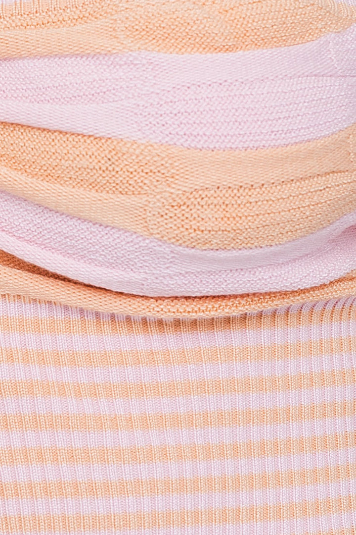 Mirabelle Ruched Halter Neck Knit Crop Top
