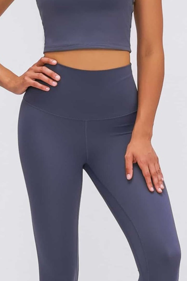 Buttery-soft high-waist full-length yoga leggings