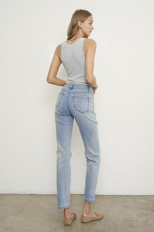 Ripped Boyfriend Jeans