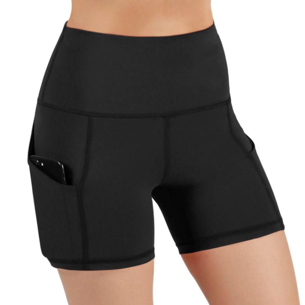 Jolie High Waisted Compression Athletic Shorts - Azoroh