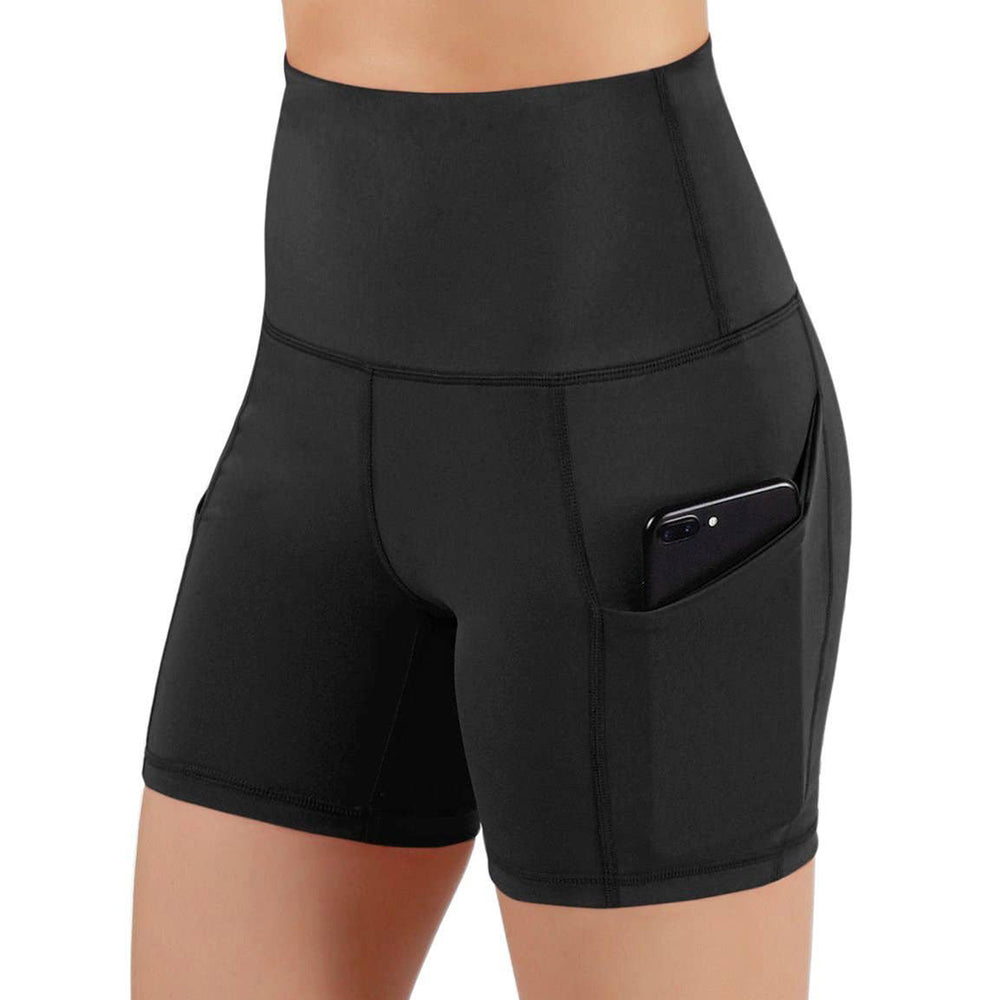 Jolie High Waisted Compression Athletic Shorts - Azoroh