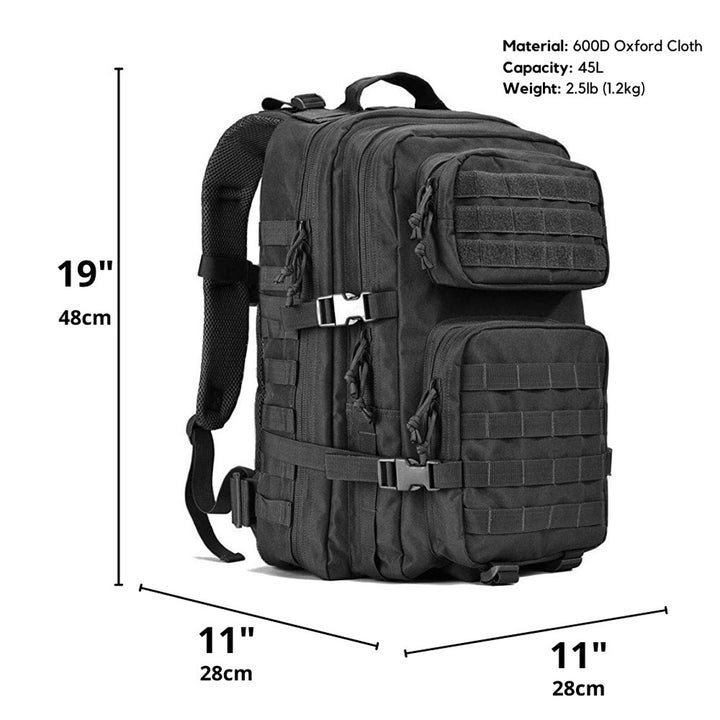 Military 3P Tactical 45L Backpack - Azoroh