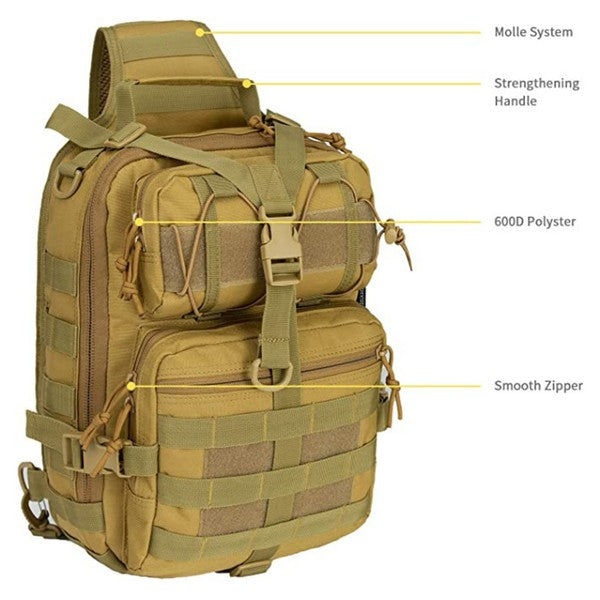 Tactical Military Medium Sling Range Bag - Azoroh