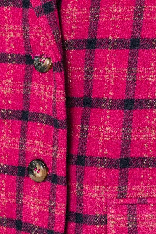 Single Button Blazer Coat - Azoroh