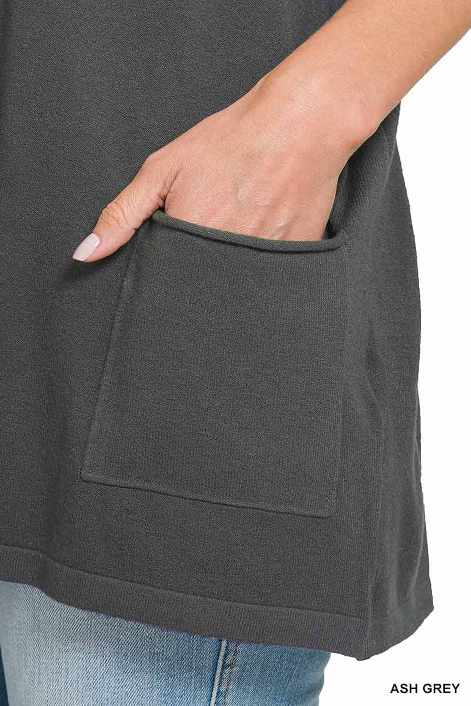 Oversized Front Pocket Sweater - Azoroh
