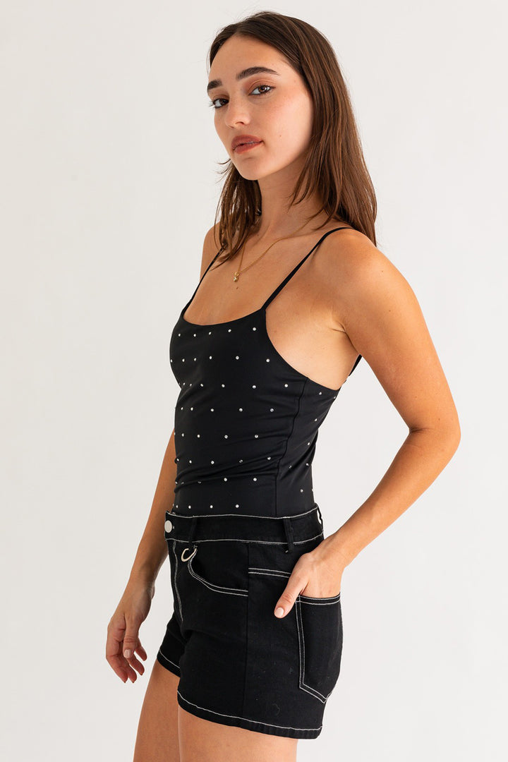 Hot Fix Sleeveless Bodysuit - Azoroh