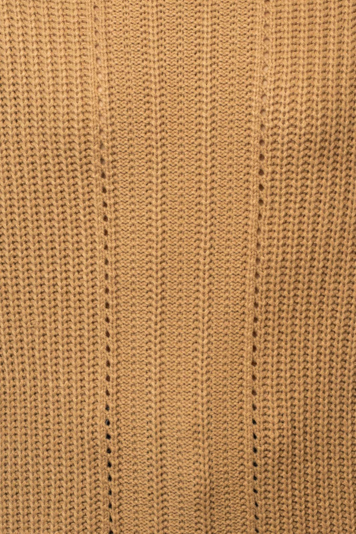 Balloon Sleeve Braid Sweater - Azoroh