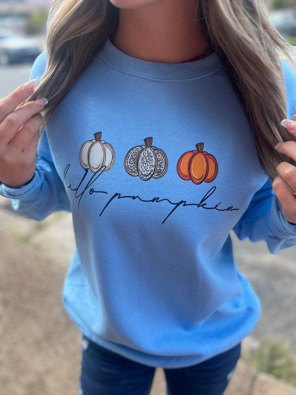 Hello Pumpkin Sweatshirt - Azoroh