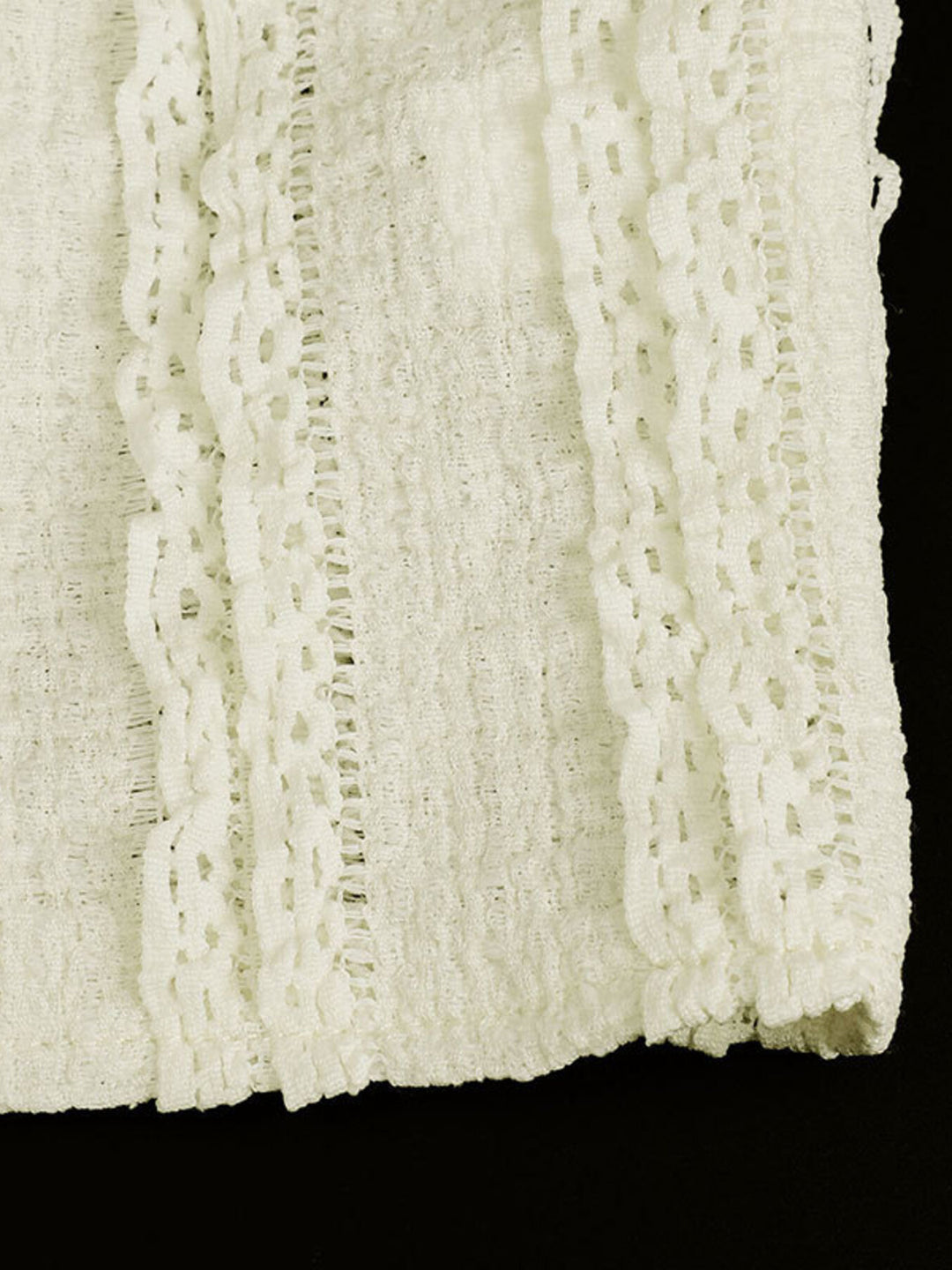 Textured ruched sweetheart neck babydoll cami