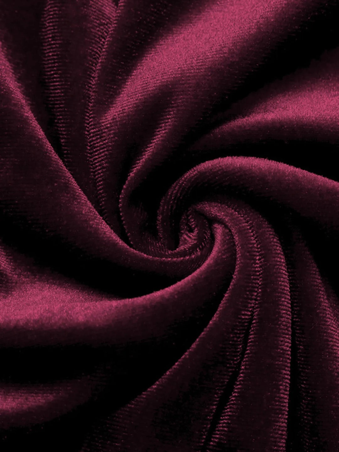 Stretch velvet midi skirt with side tie and slit