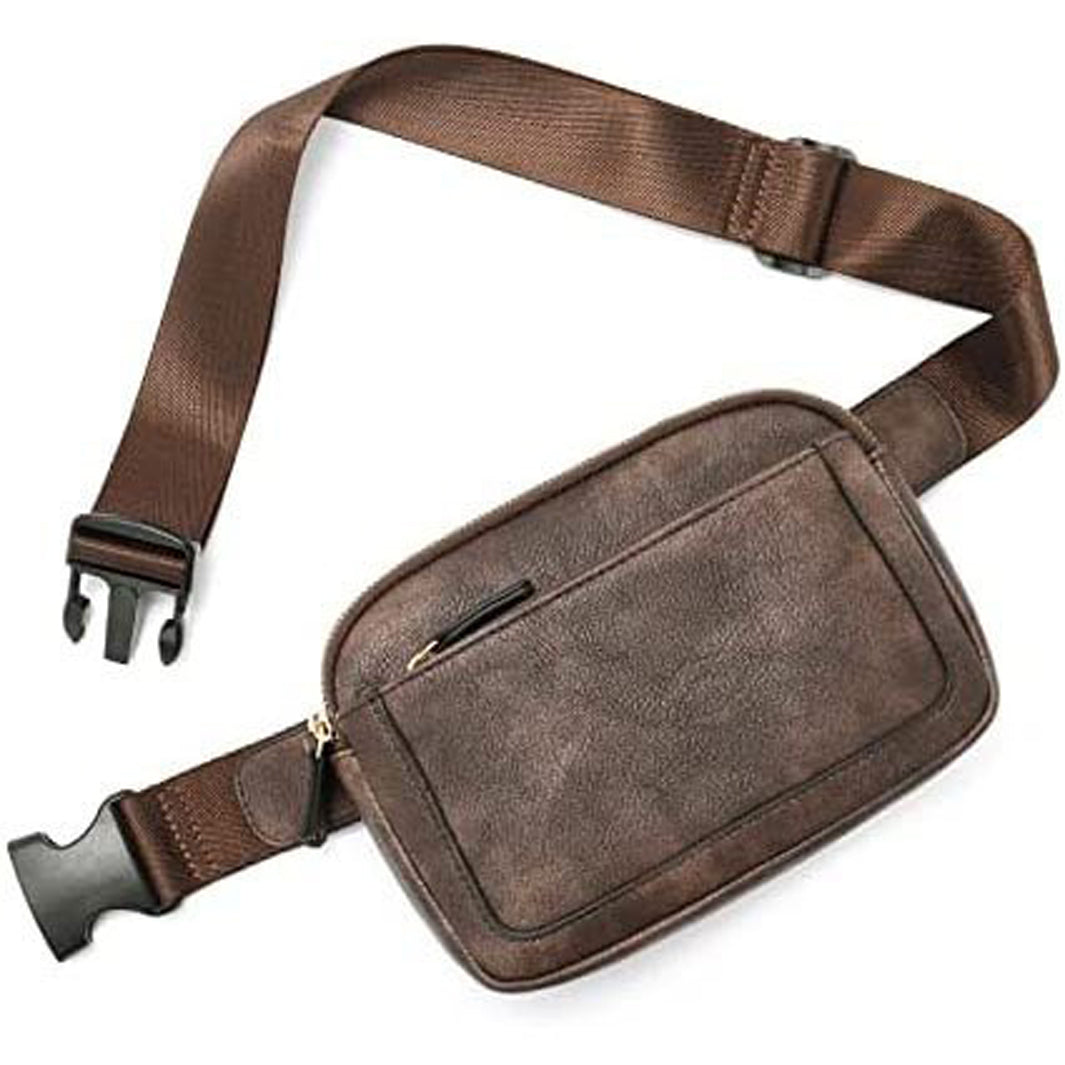 Presly Vegan Leather Everywhere Sling Belt Bag - Azoroh
