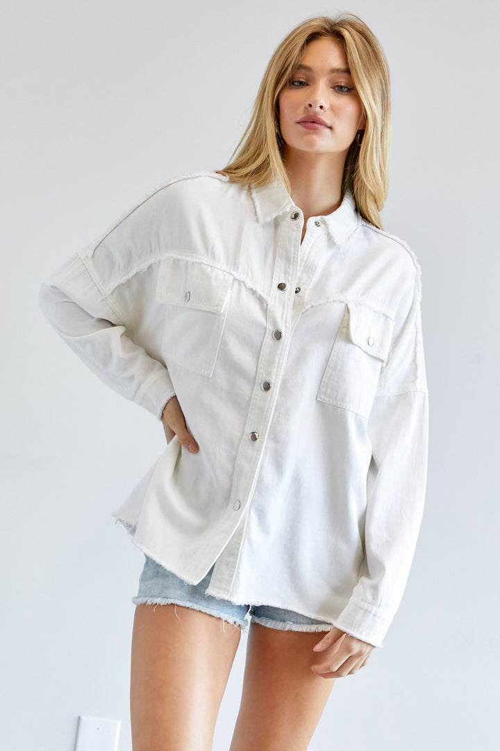 Button Down Shirt With Pockets - Azoroh