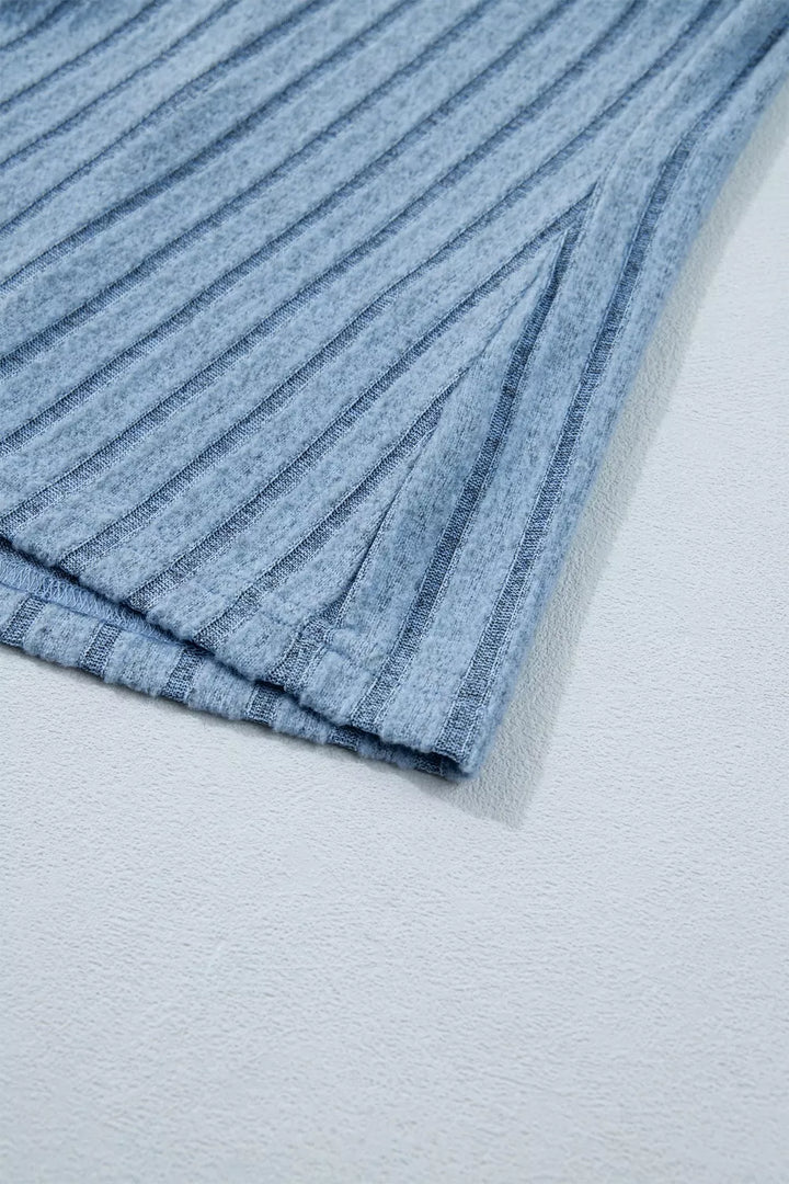 Slim ribbed mineral wash tank top