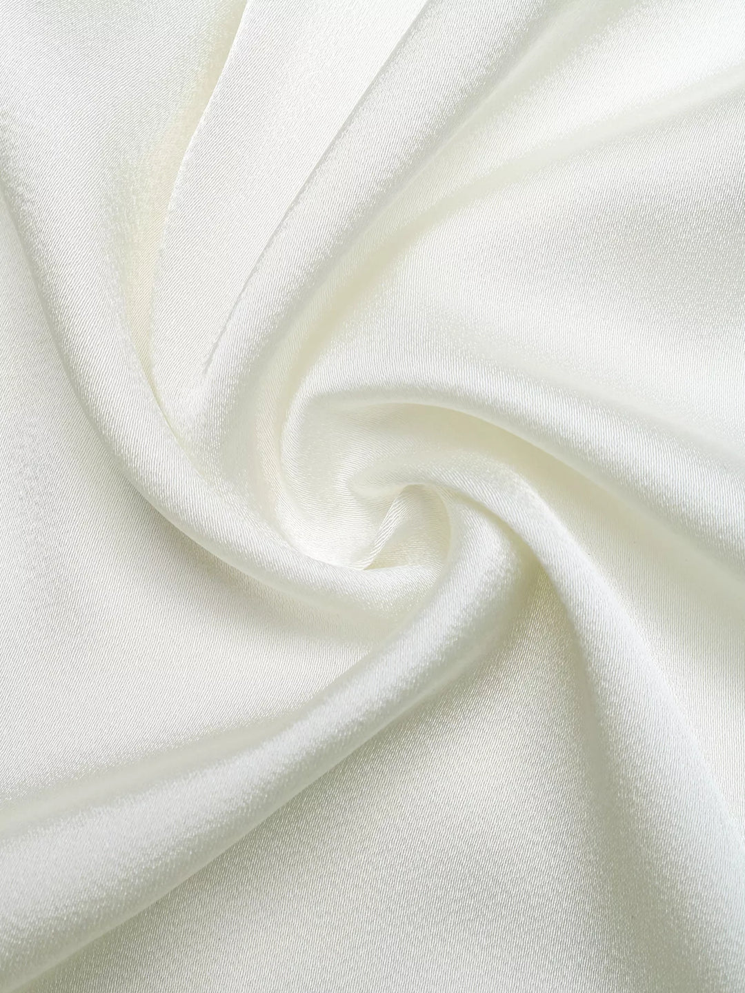Gathered satin halter neck crop top