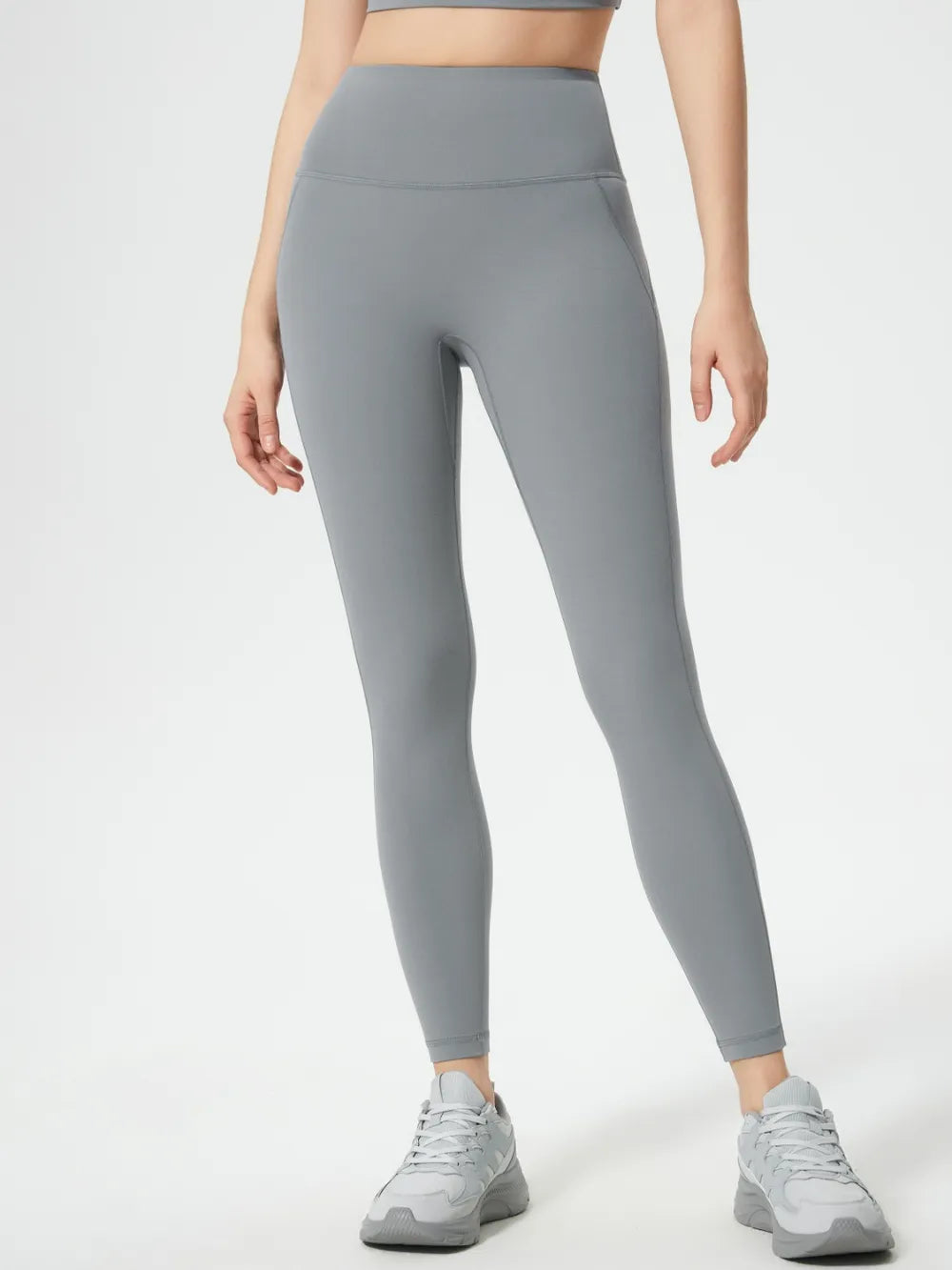 Wide waistband high-rise active leggings