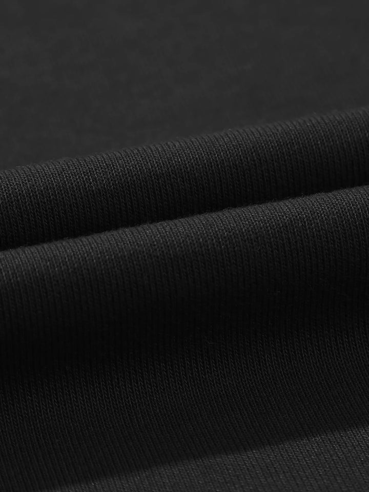 High-rise wide-leg pleated sweatpants with drawstring