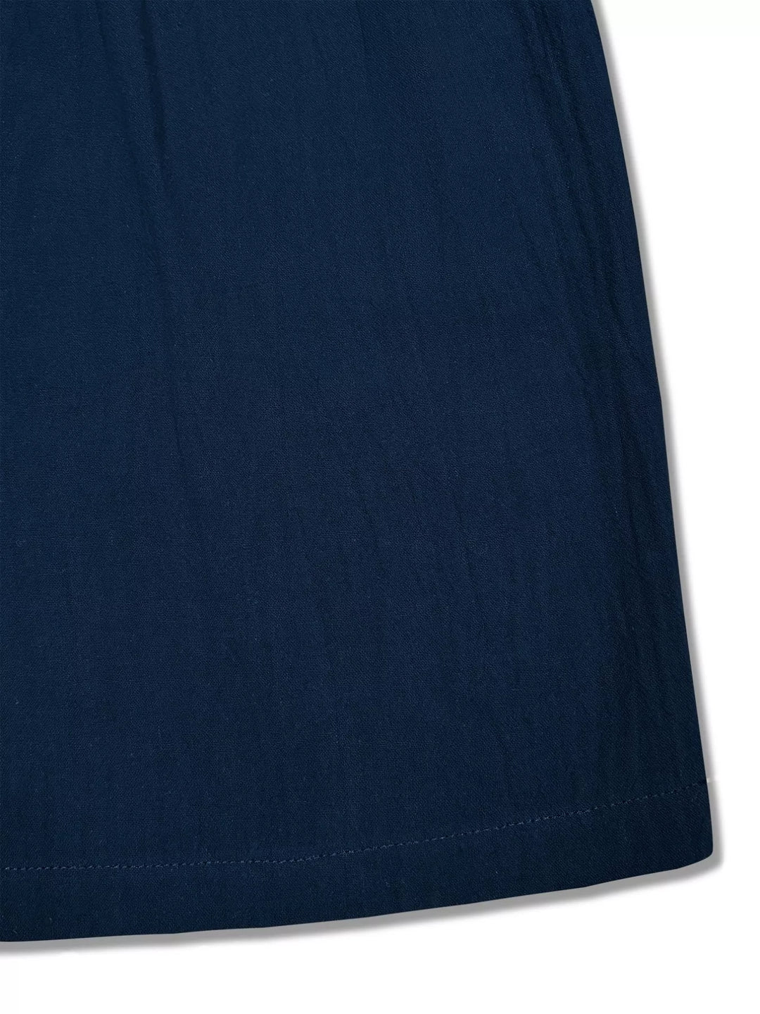 Plus-size elastic waist button-front shorts with pockets