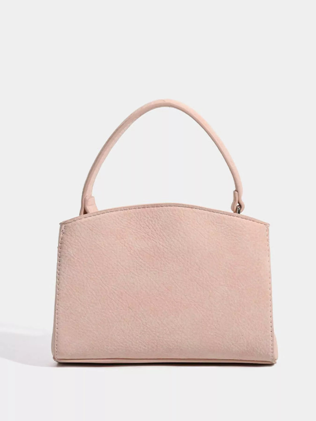 Mini belted crossbody bag with top handle and twist lock