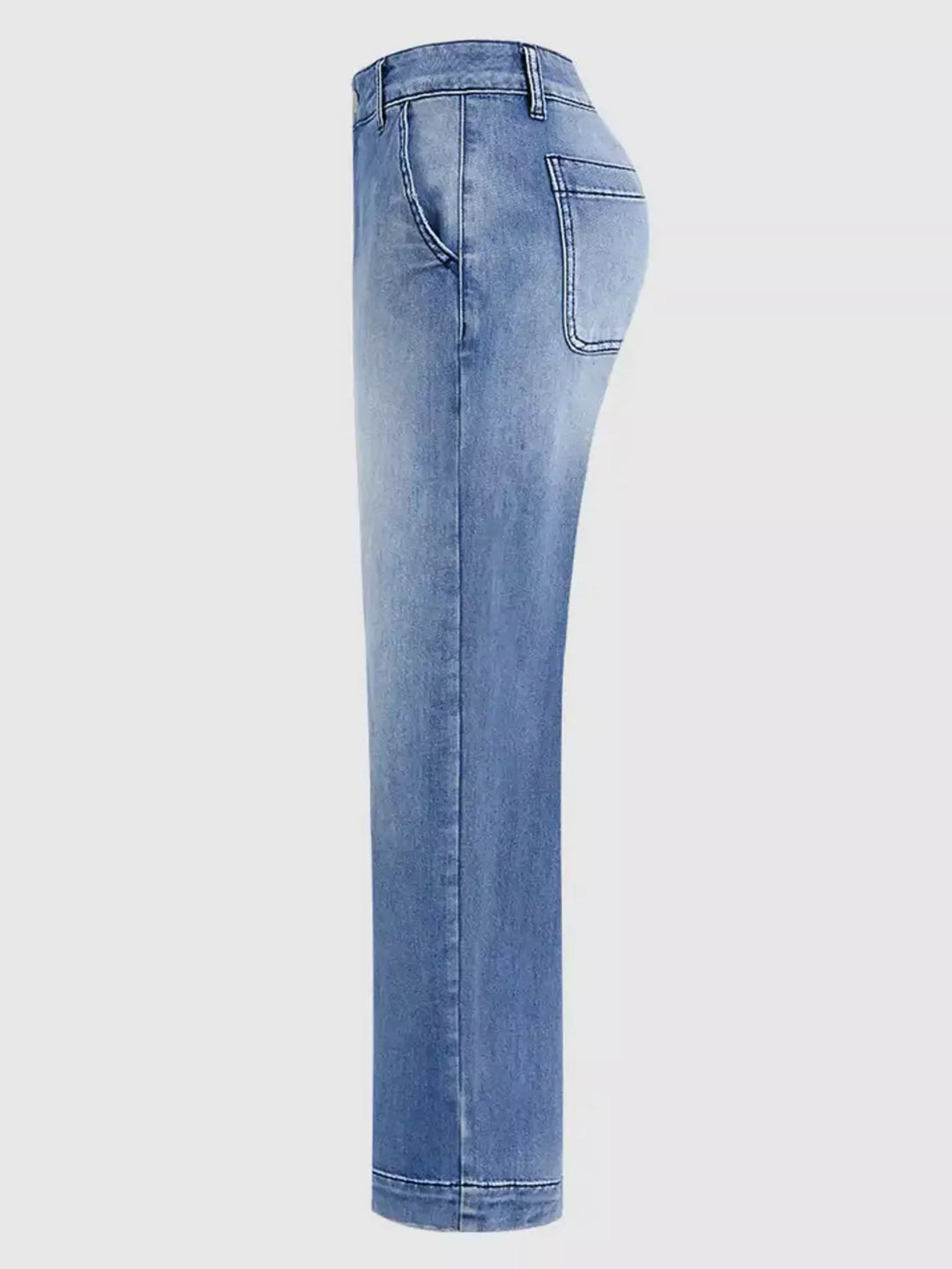 High-rise relaxed barrel-leg cropped jeans