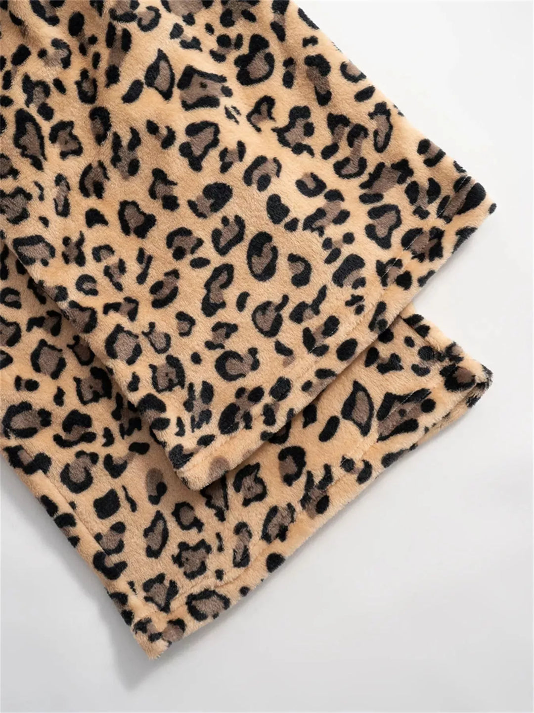 Drawstring wide-leg pull-on lounge pants