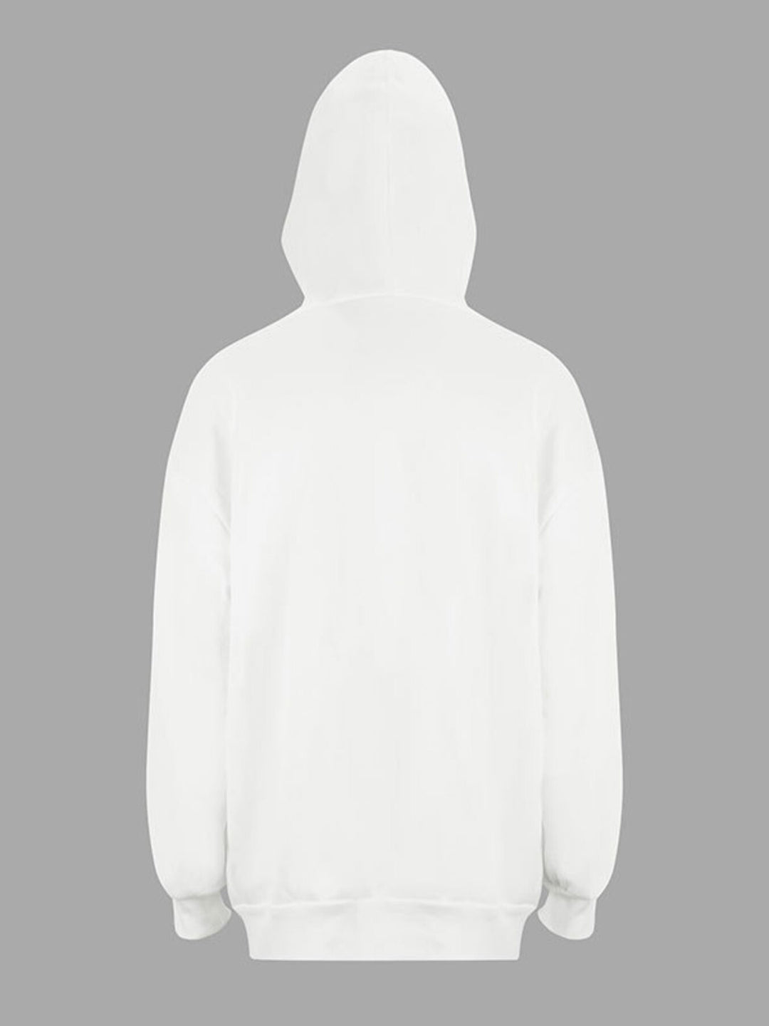 Zip-up hoodie with striped sleeves and bow detail