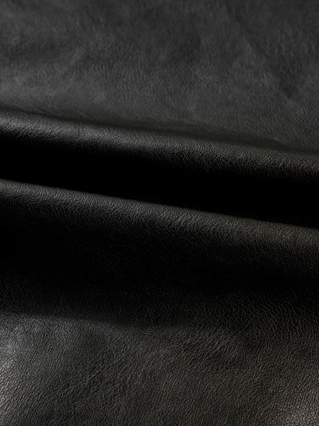 Faux leather snap-front boxy shirt jacket