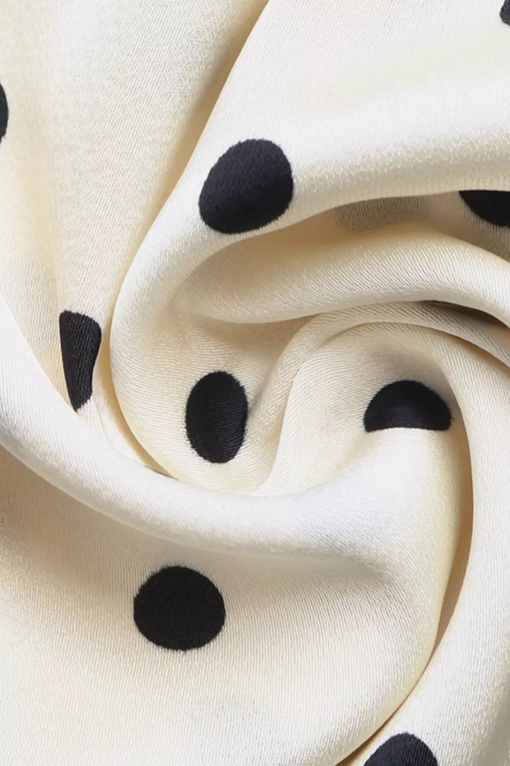 Polka dot tie-front cutout tiered maxi dress