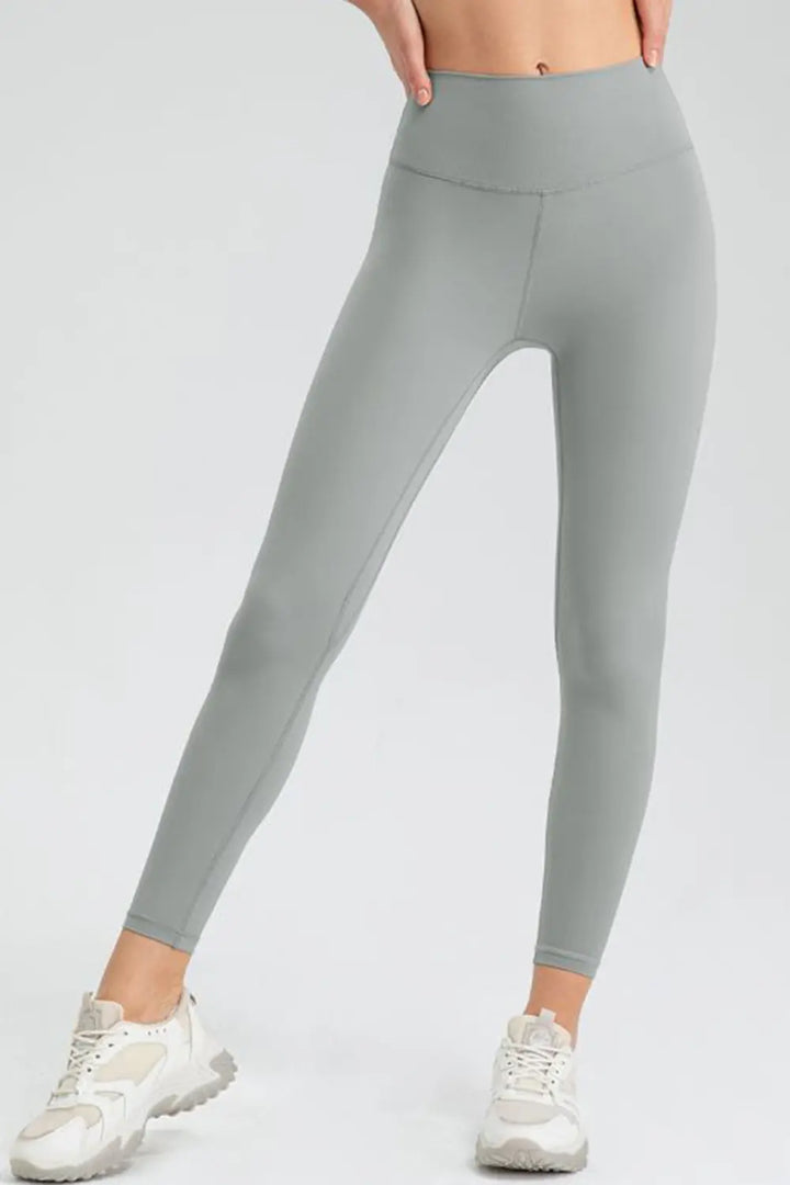 Wide waistband high-rise workout leggings