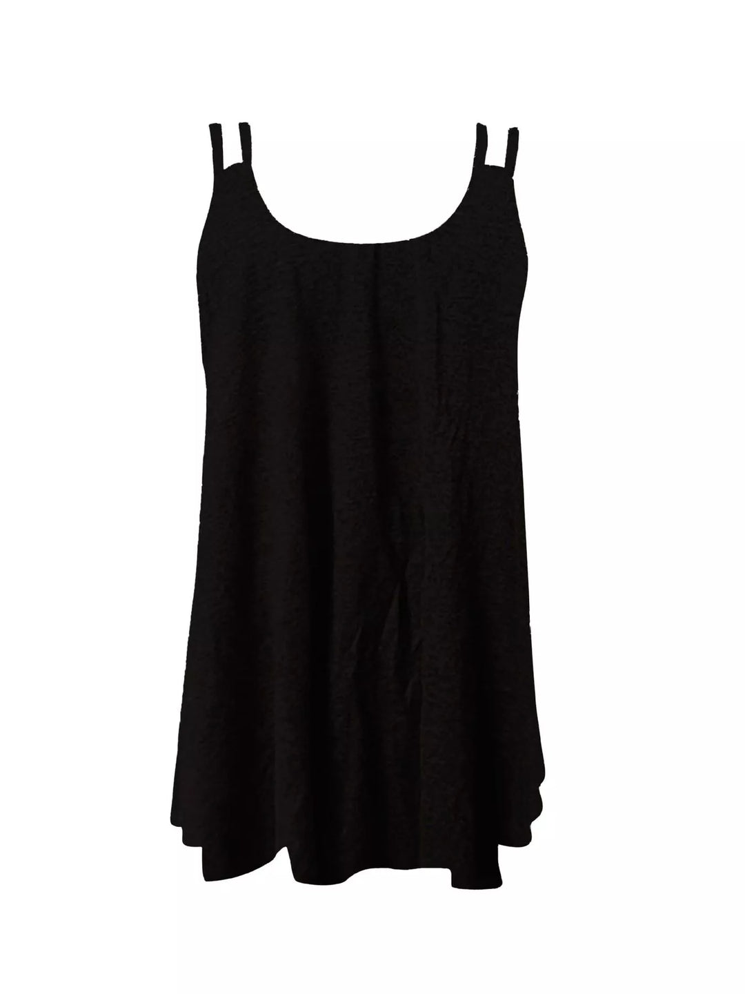 Paisley print swing tank with double straps