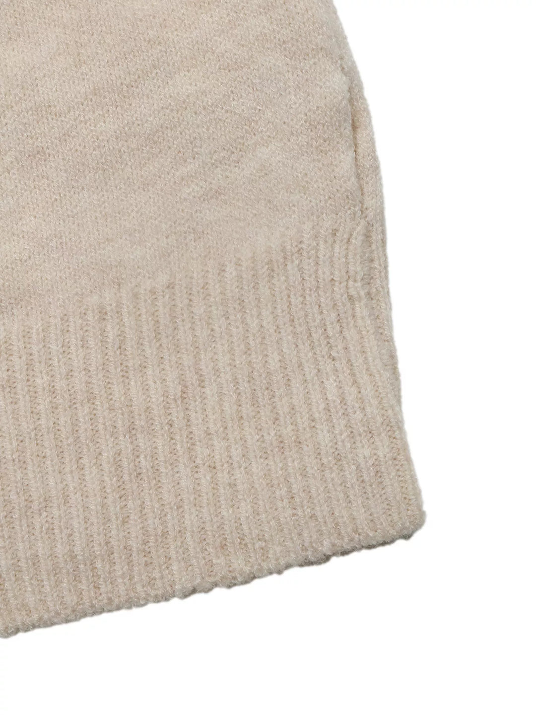 Surplice wrap sweater with side tie and drop shoulders