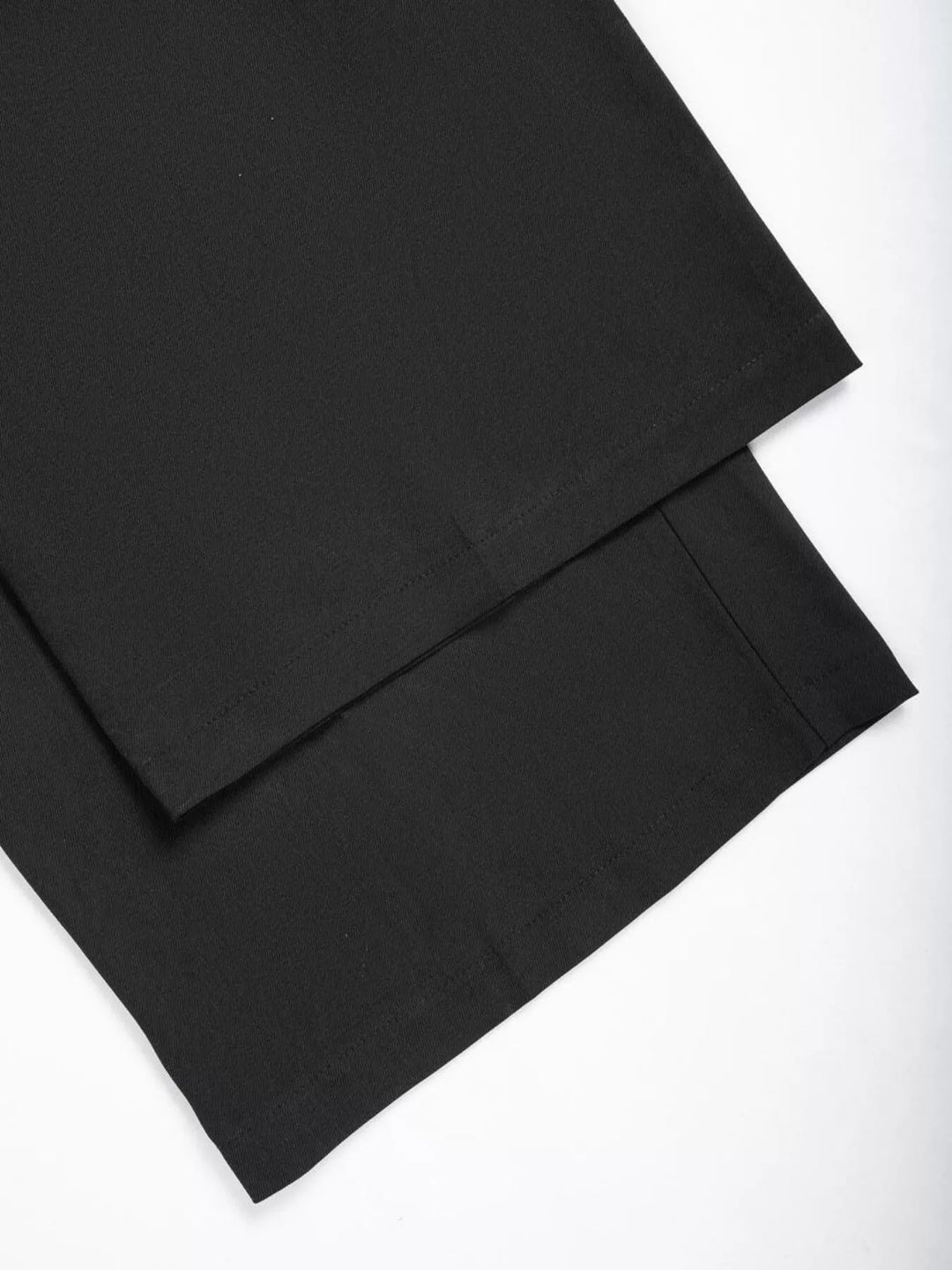 Pleated high-waisted wide-leg dress trousers
