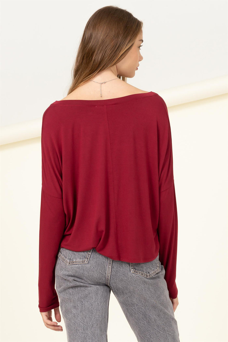 Love Me Right V Neck Loose Fit Top - Azoroh