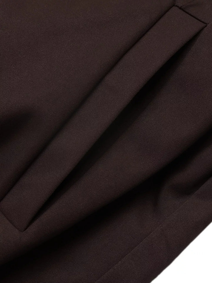 Dropped shoulder zip-up bomber jacket with band collar
