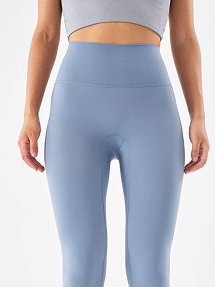 Wide waistband high-rise workout leggings