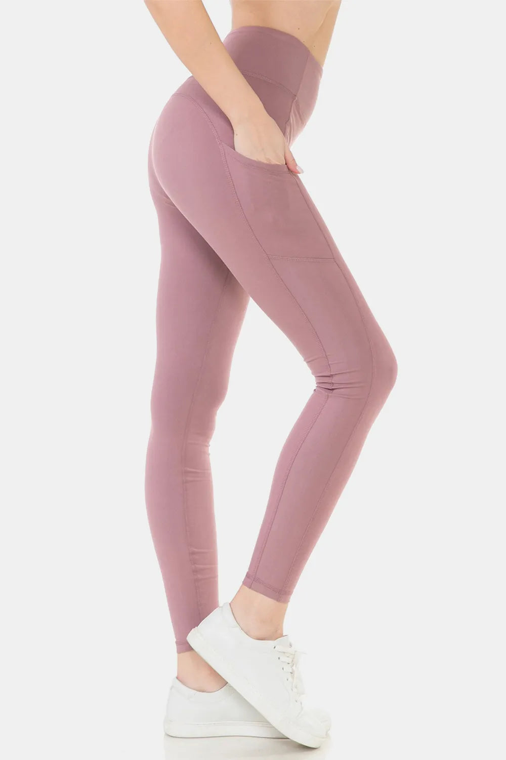 Lunar Rock Wide waistband high-waist leggings with side pockets