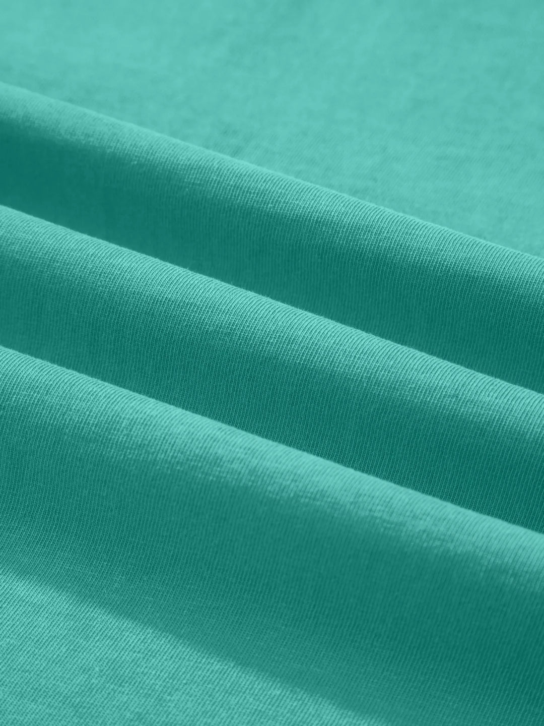 Mineral wash V-neck cotton tee with chest pocket