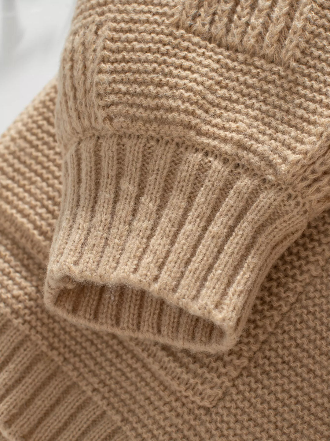 Textured basketweave knit open-front cardigan with pockets