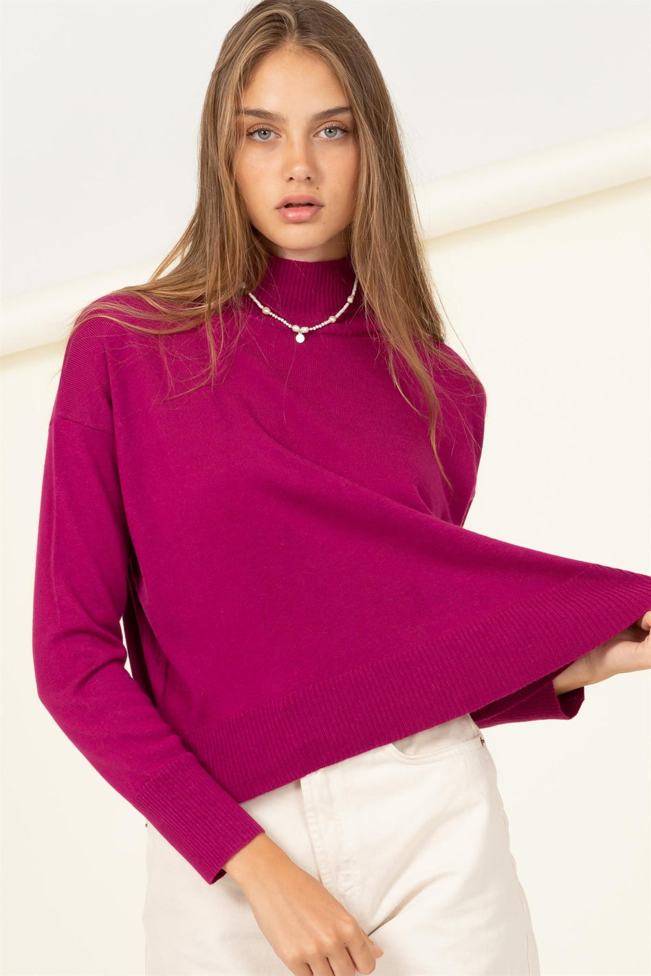 Warm Personality High-Neckline Sweater - Azoroh