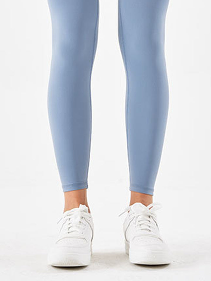 Wide waistband high-rise workout leggings