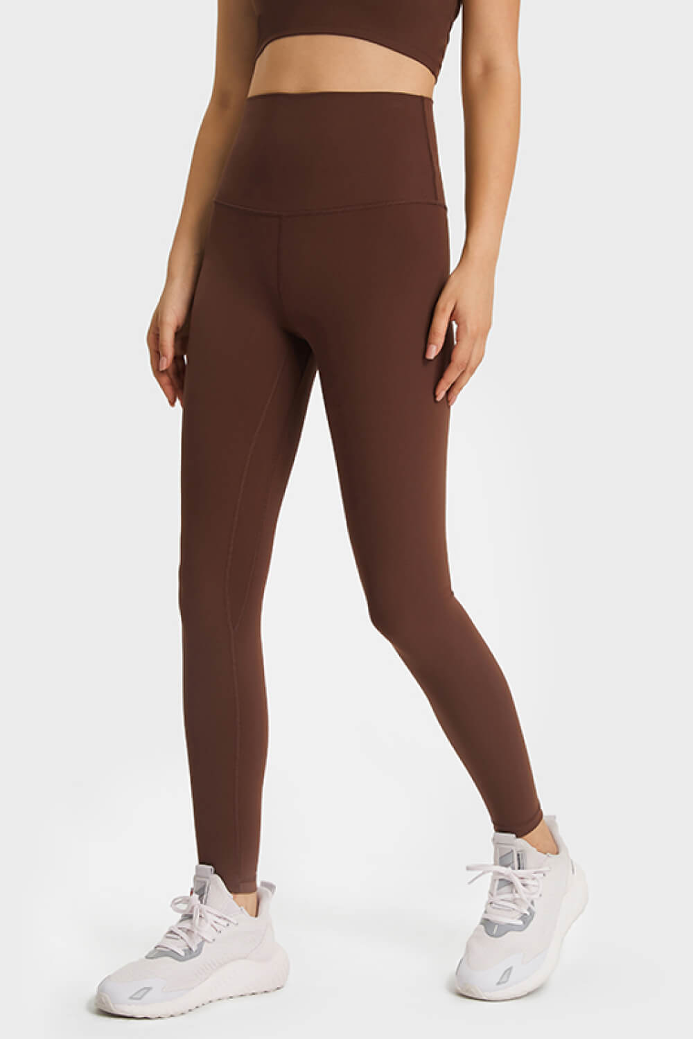 Buttery-soft high-waist full-length yoga leggings