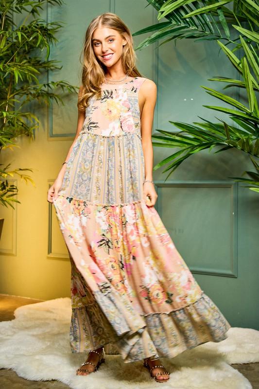Full Skirt Midi Long Dress - Azoroh
