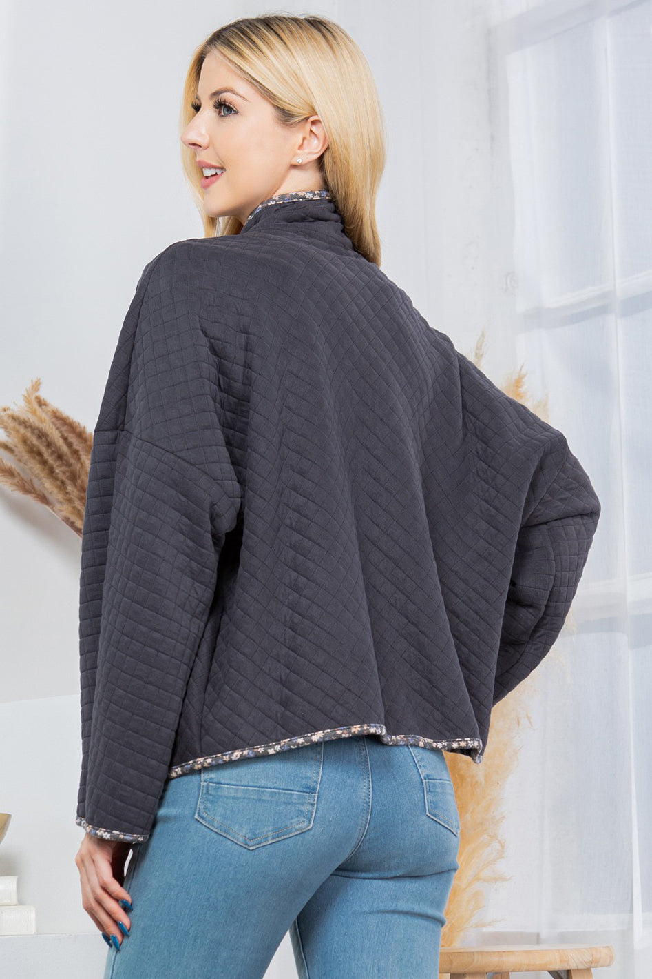 Quilt Jacket with Pockets - Azoroh